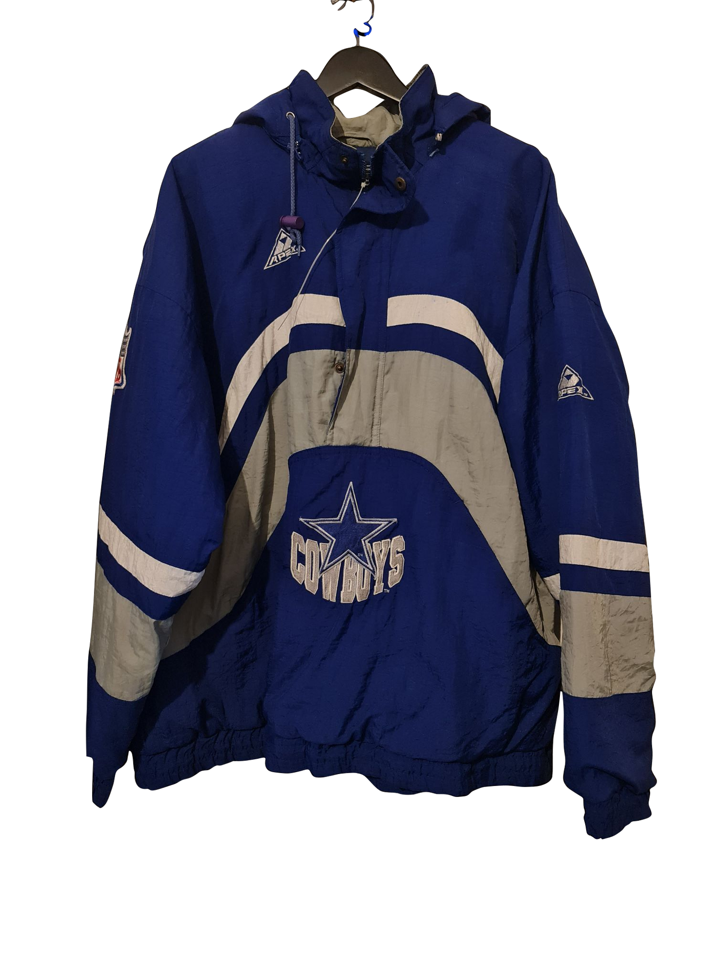 90s Vintage Apex One – Dallas Cowboys NFL Winterjacke | XL Oversized