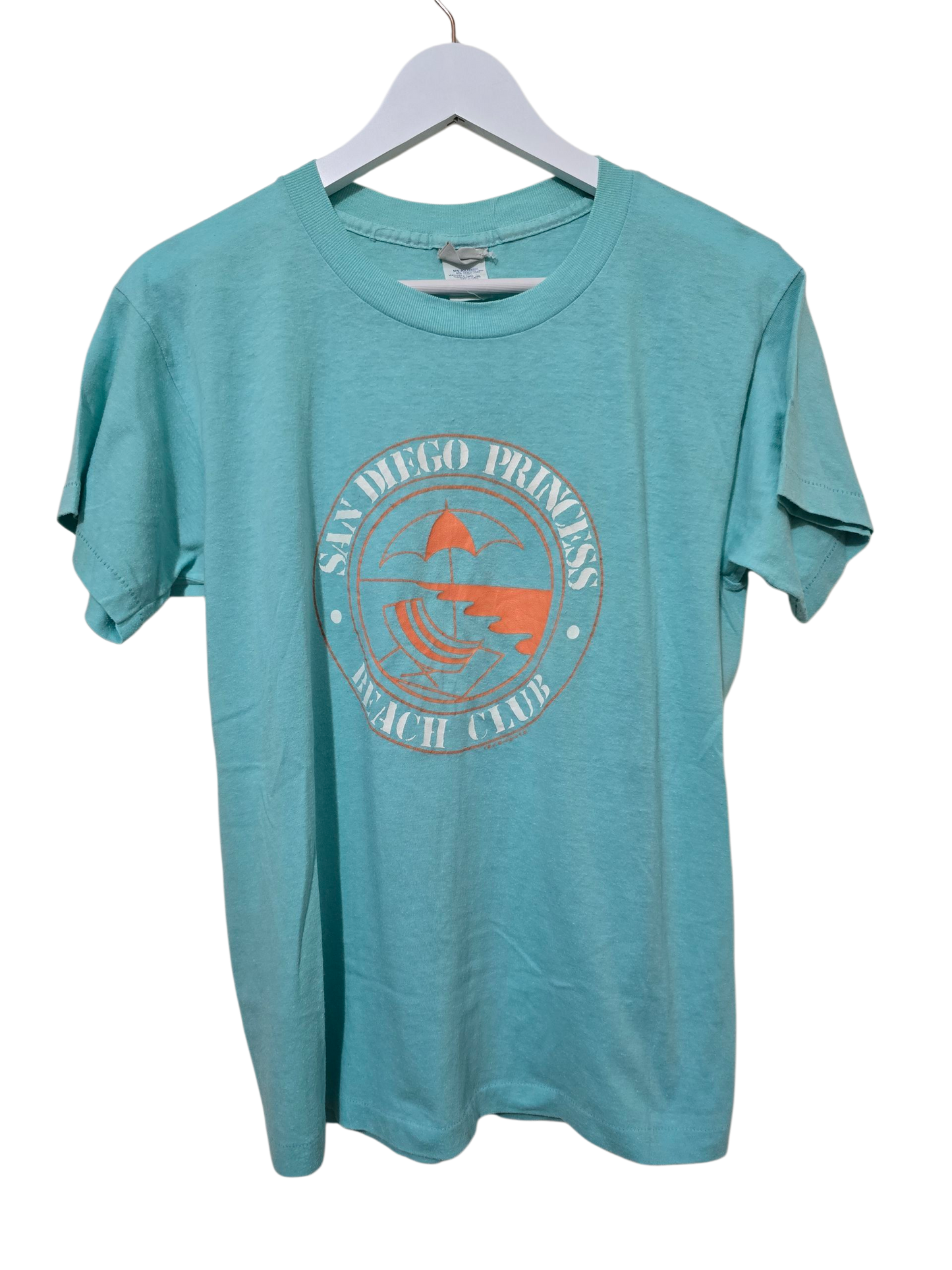 Vintage San Diego Beach Club T-Shirt – Späte 80er / 90er | M