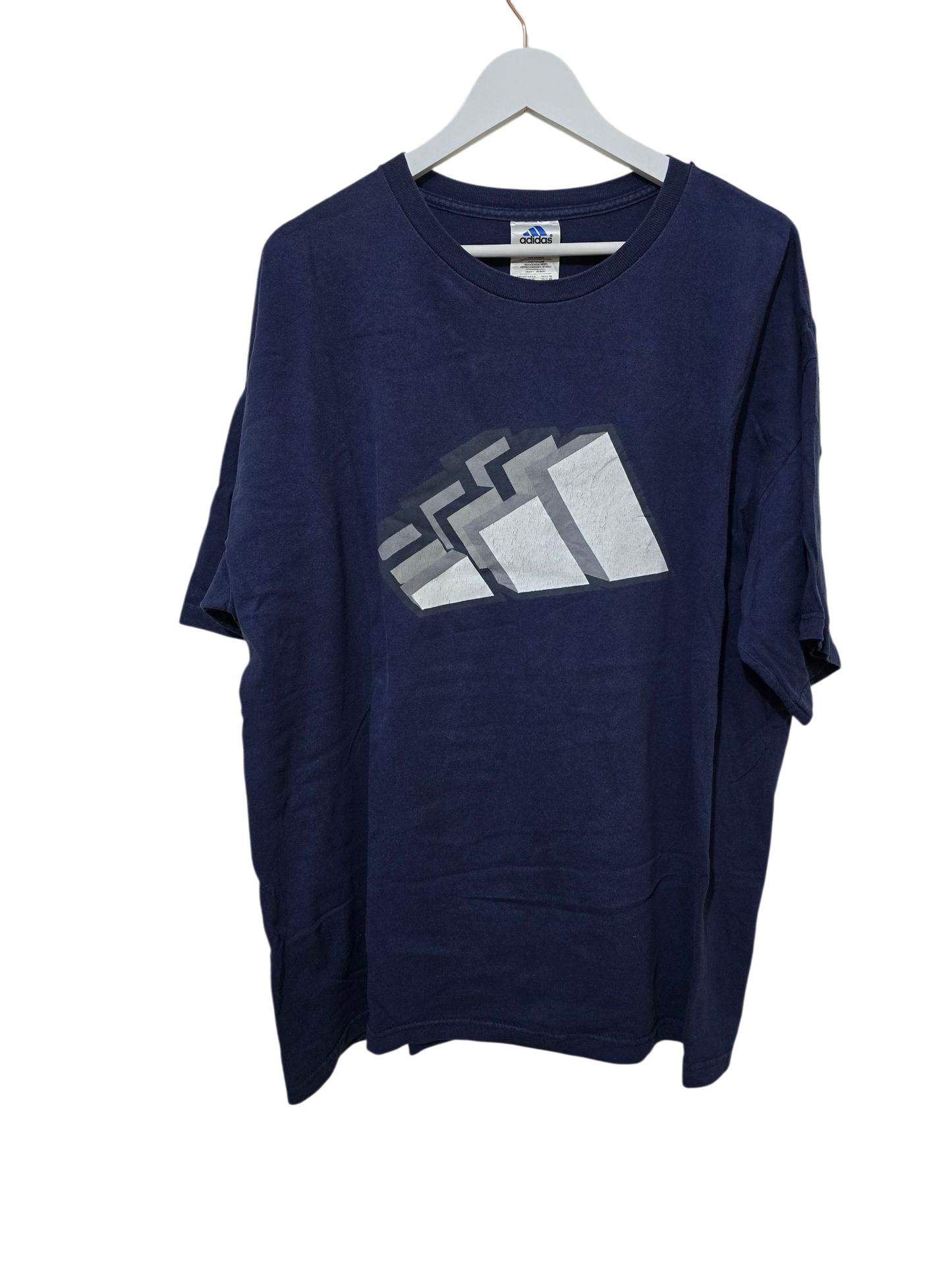 90s Vintage Adidas T-Shirt – Blau | XL