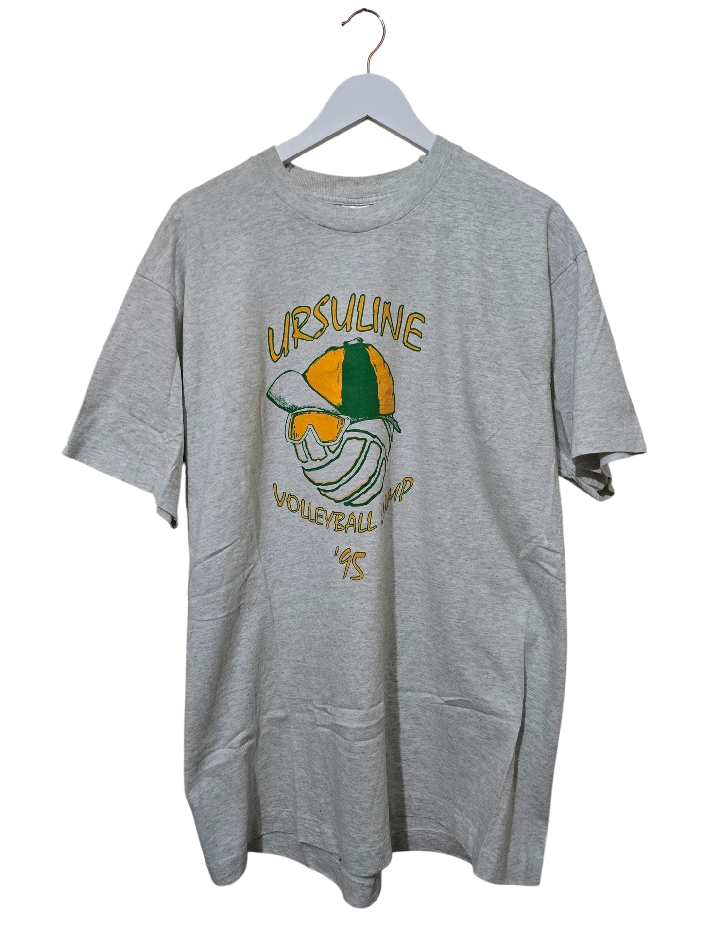 Fruit of the Loom T-Shirt – Ursuline Volleyball Camp ’95 | XL