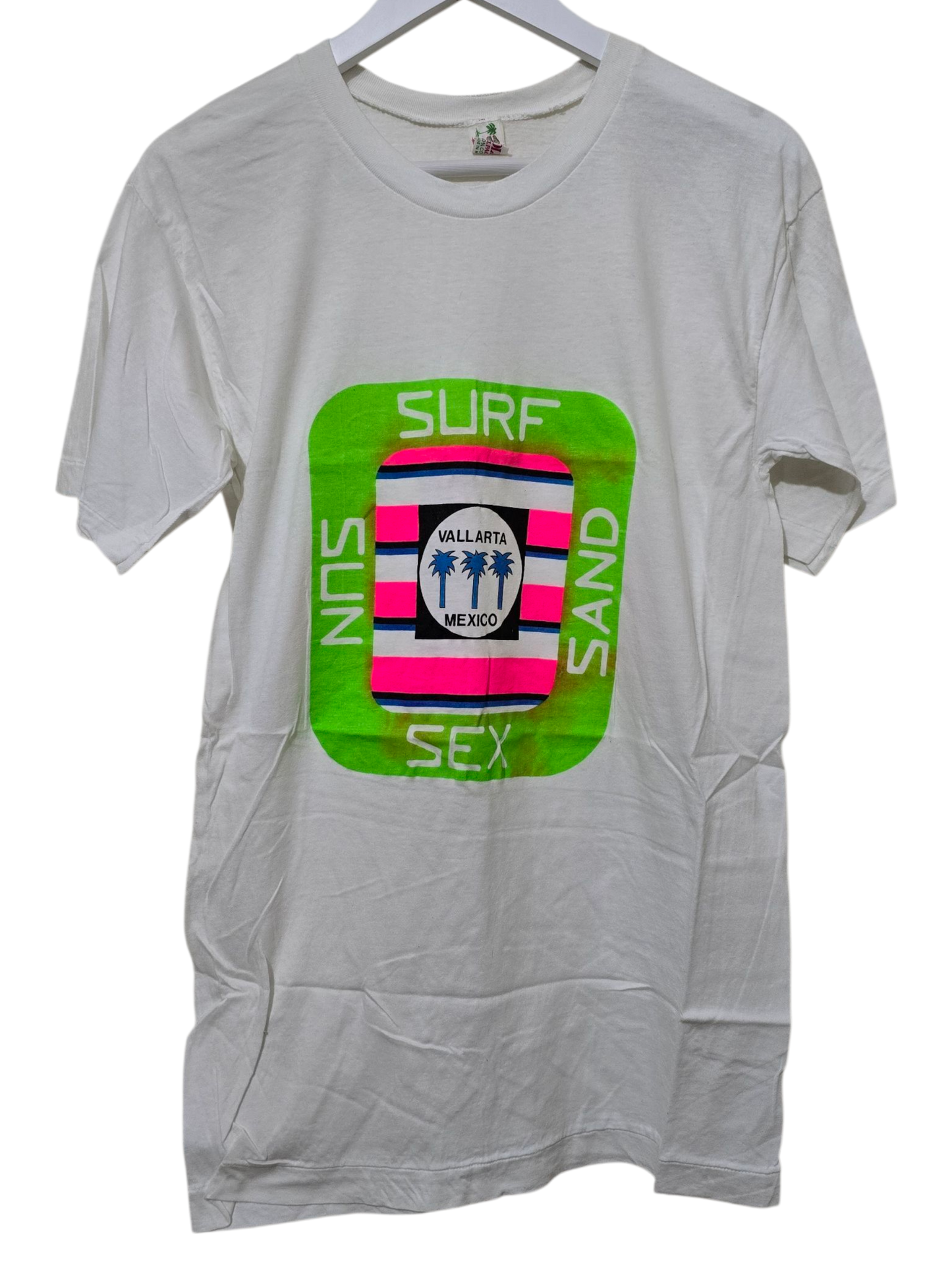 Bolero del Pacifico T-Shirt – "Surf, Sun, Sex, Sand" | M