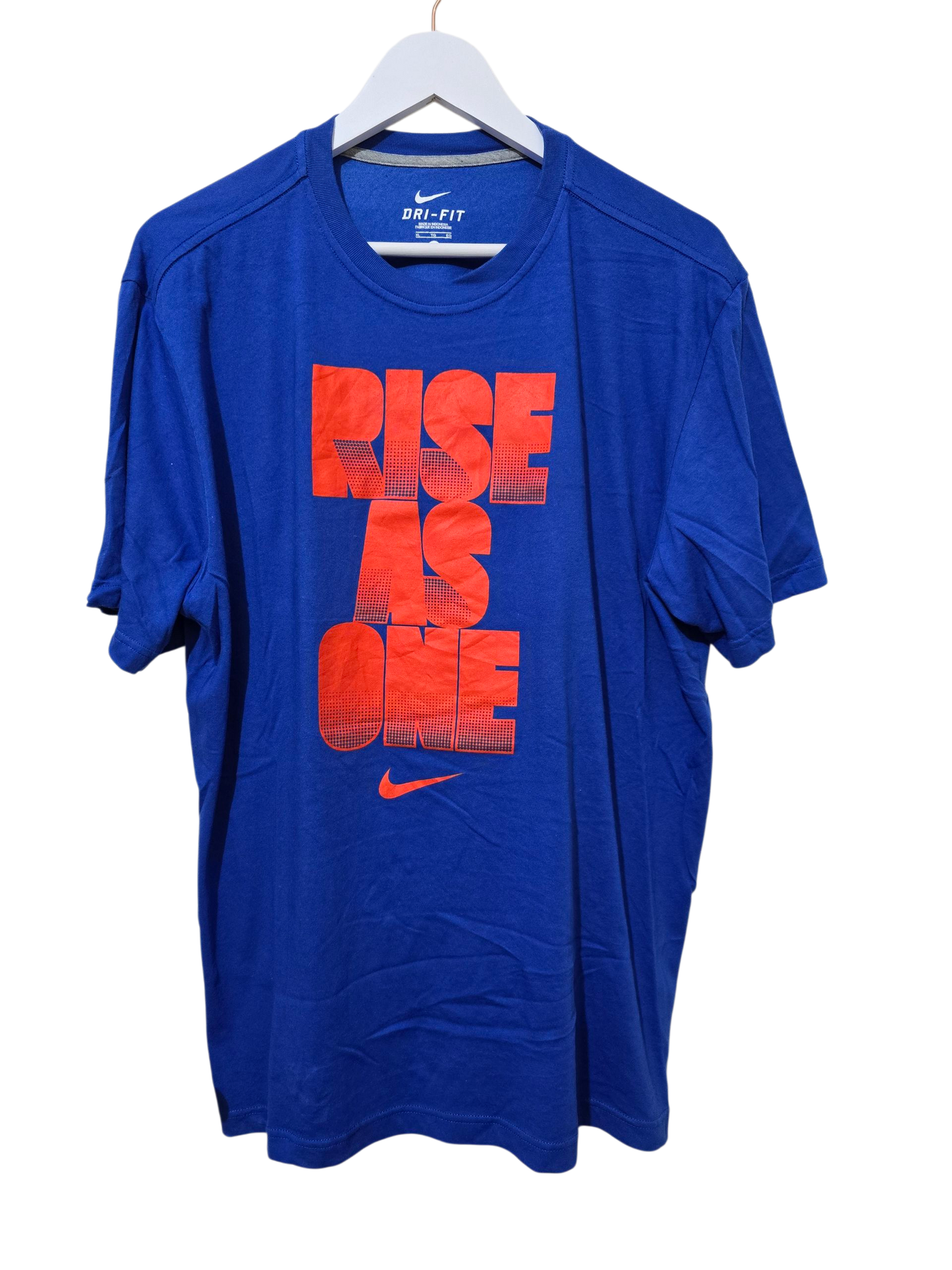 90s Vintage Nike T-Shirt "Rise As One" | XL