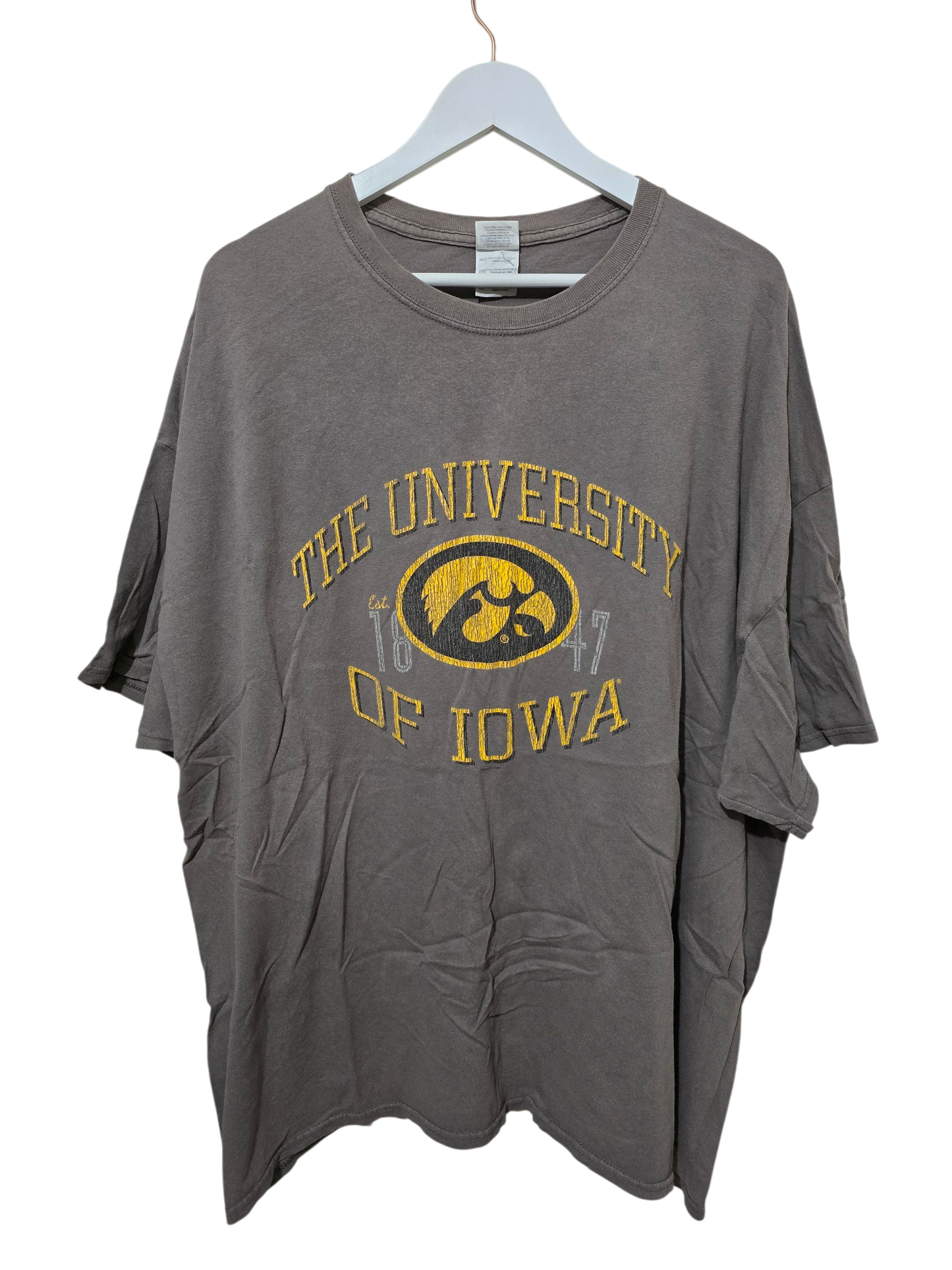 Gildan T-Shirt – The University of Iowa – Dunkelbraun | 3XL