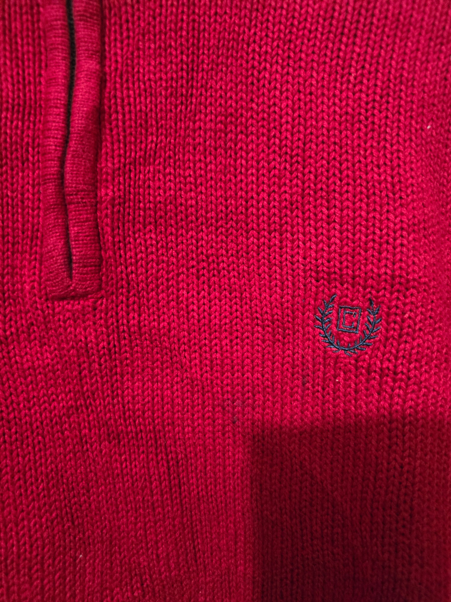 Chaps Half-Zip Strickpullover | L