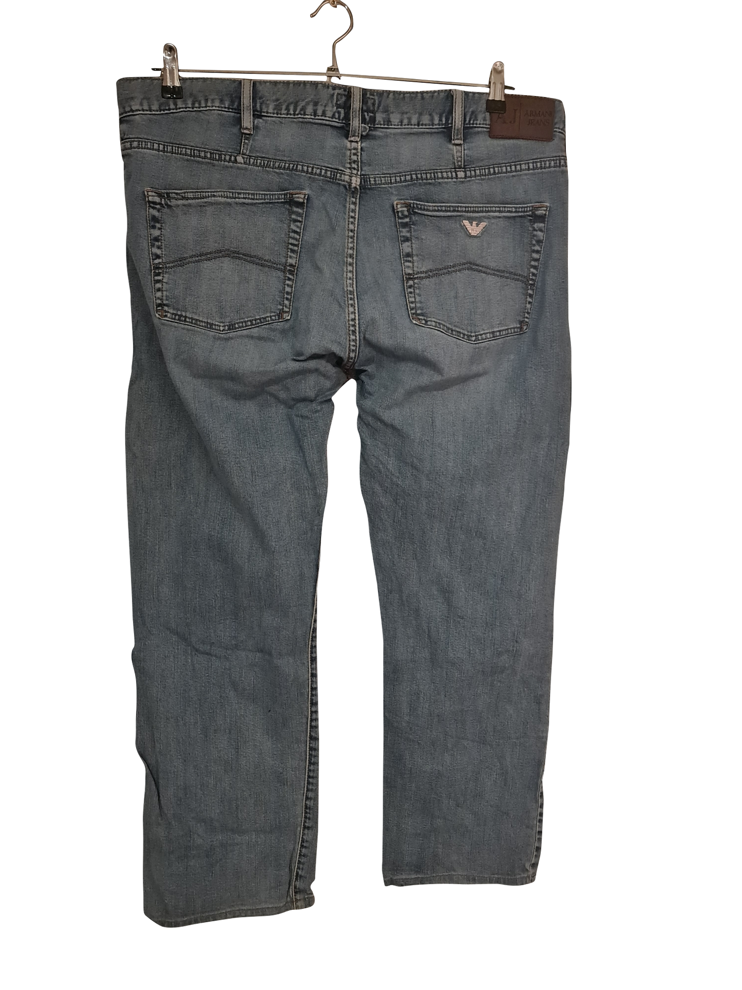 Late Y2K Armani Jeans Tapered Fit in Hellblau (Größe W38/L28)