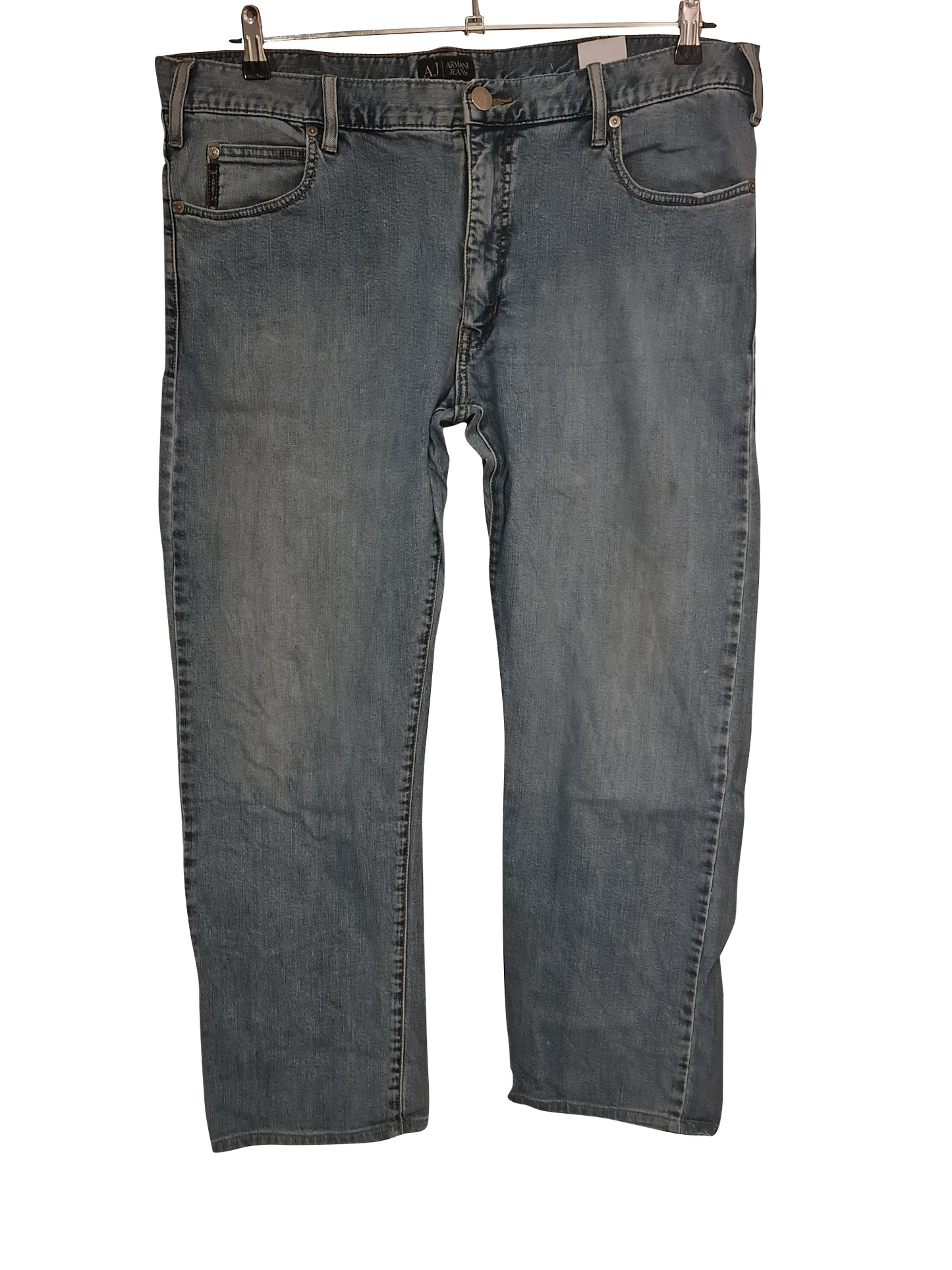 Late Y2K Armani Jeans Tapered Fit in Hellblau (Größe W38/L28)