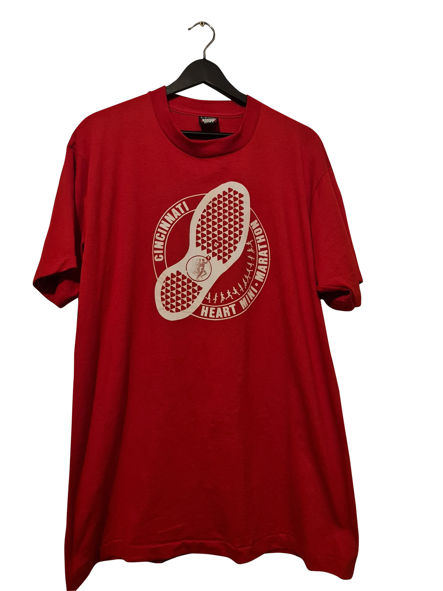 90s Vintage Screen Stars Best „Cincinnati Heart Mini-Marathon'' T-Shirt | XL