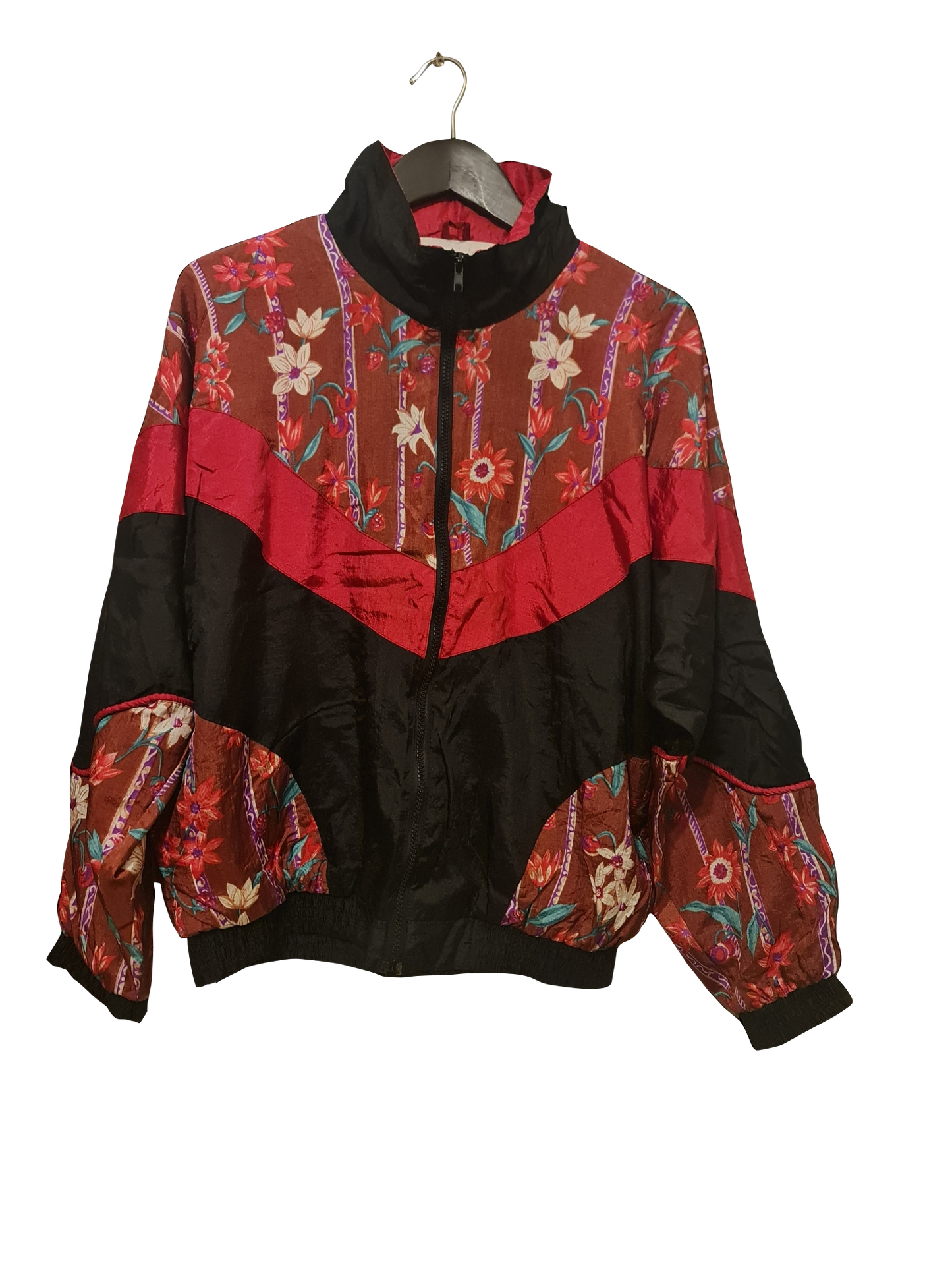 Vintage Floral Windbreaker | M Boxy Fit💜✨ Wie Neu