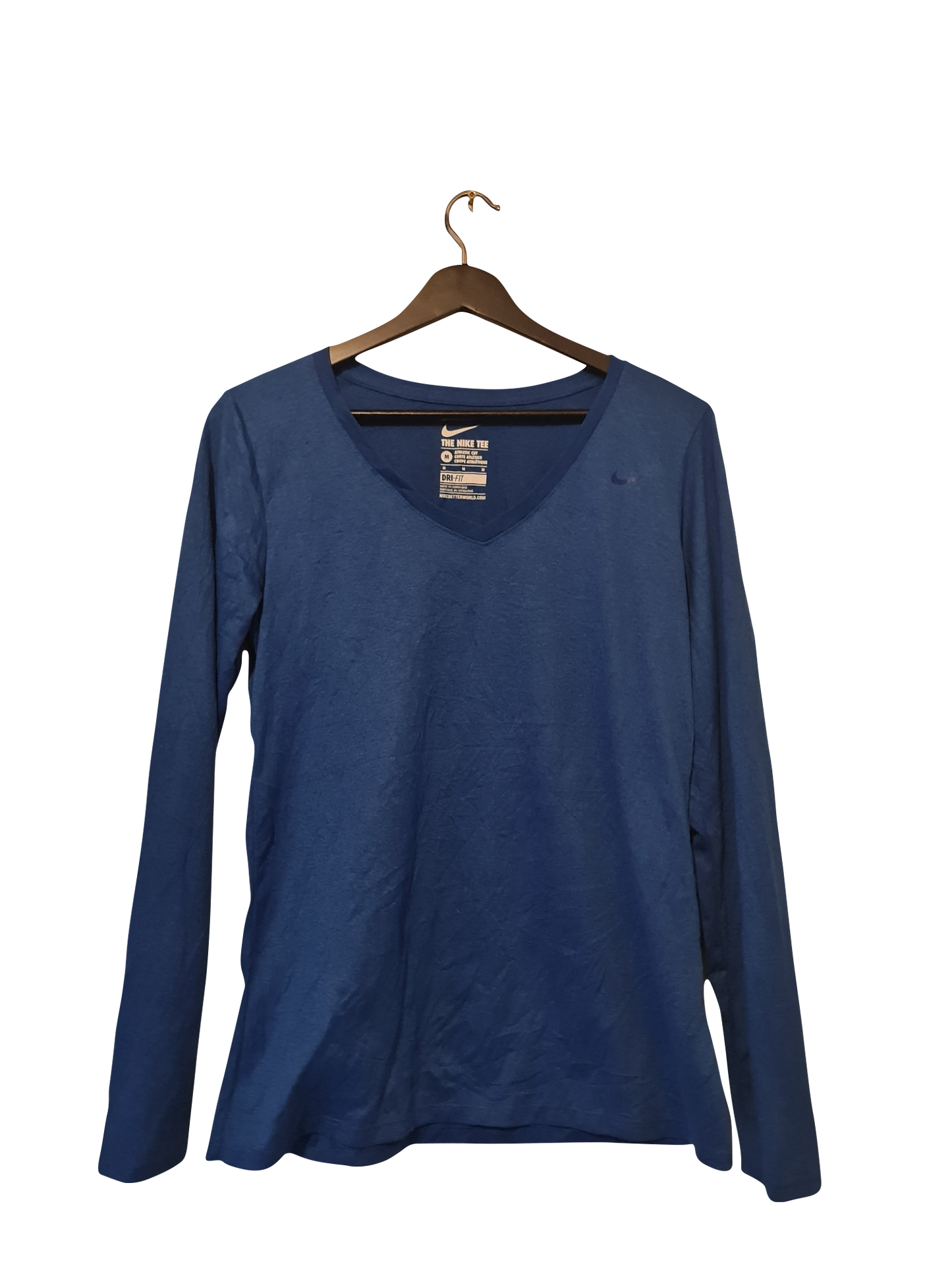 Nike Dri-FIT Longsleeve V-Neck | M