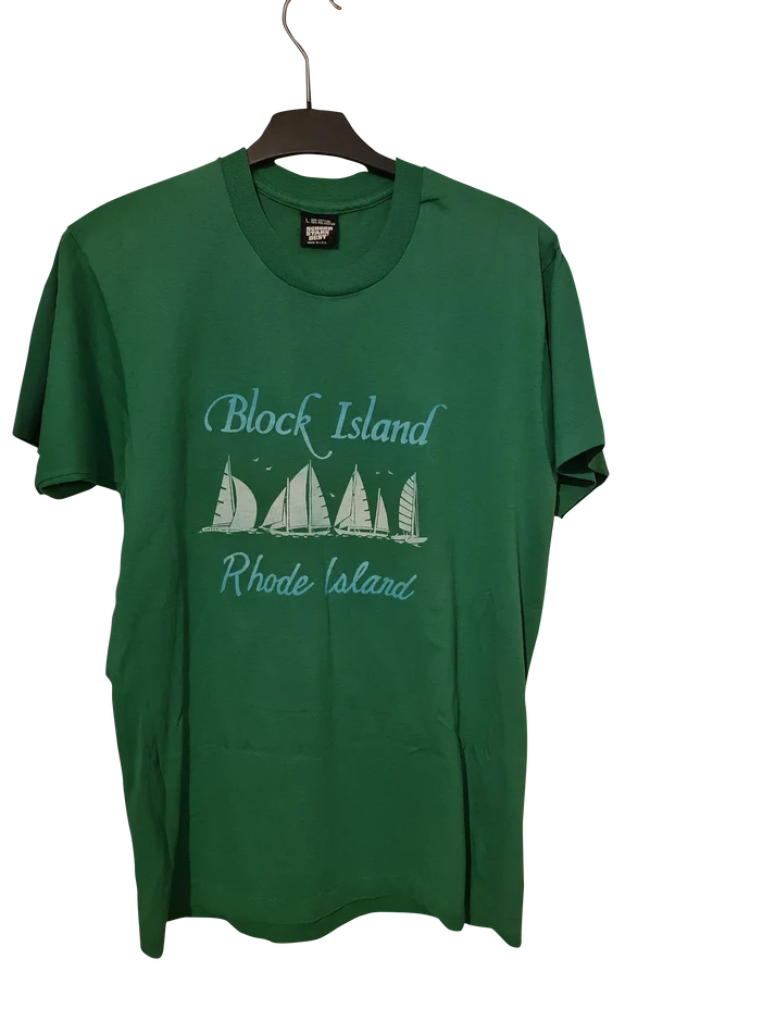 Block Island Rhode Island T-Shirt von Screen Stars Best | L | Vintage 90s