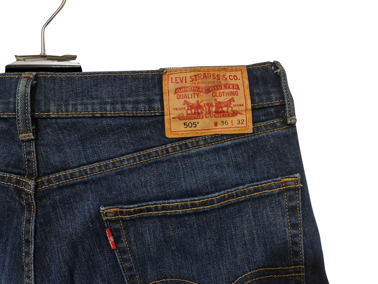 Levi’s 505 Regular Fit – Dunkelblauer Denimklassiker ( W36 L32 )