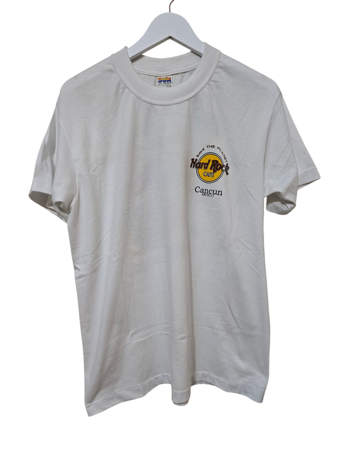 90s Vintage Cancun Party Souvenir T-Shirt | M (Oversized Fit) 💜✨ Wie Neu
