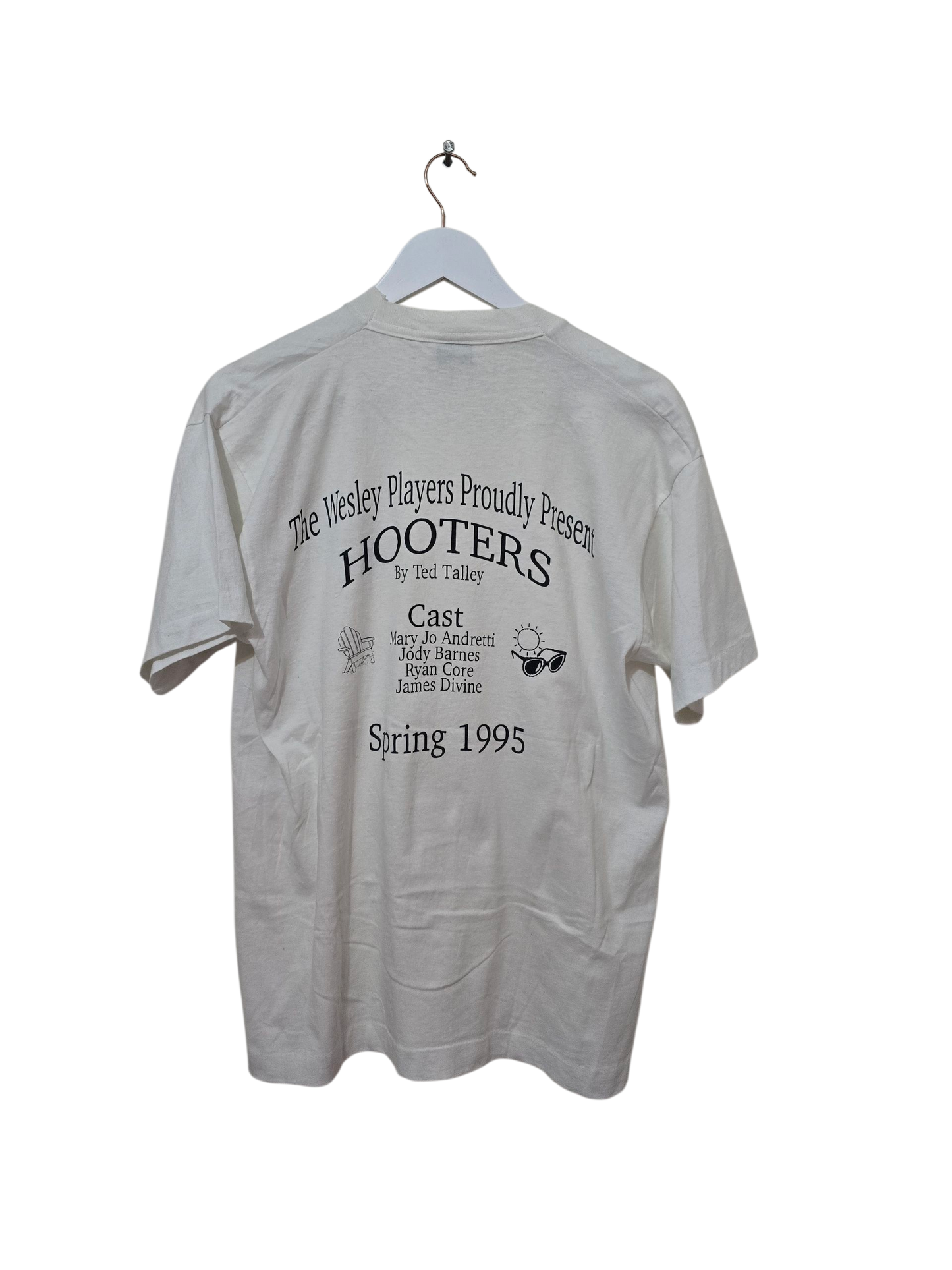 Vintage Fruit of the Loom Best T-Shirt – Wesley Players "Spring 1995" | L