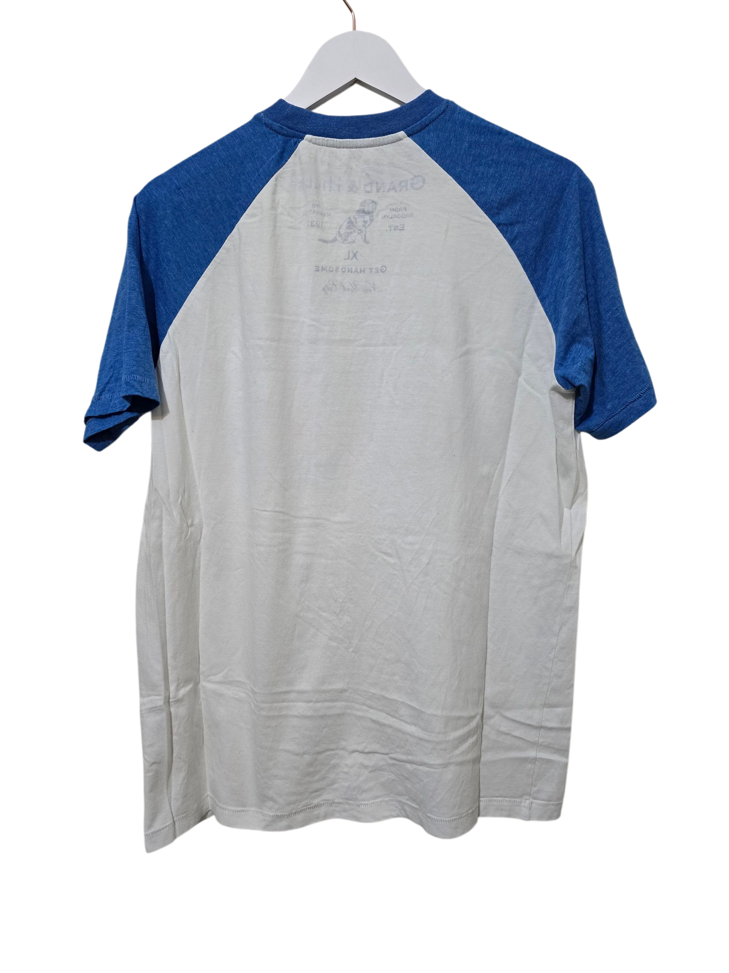 Grand & Hills – Vintage T-Shirt mit Surf-Print | XL