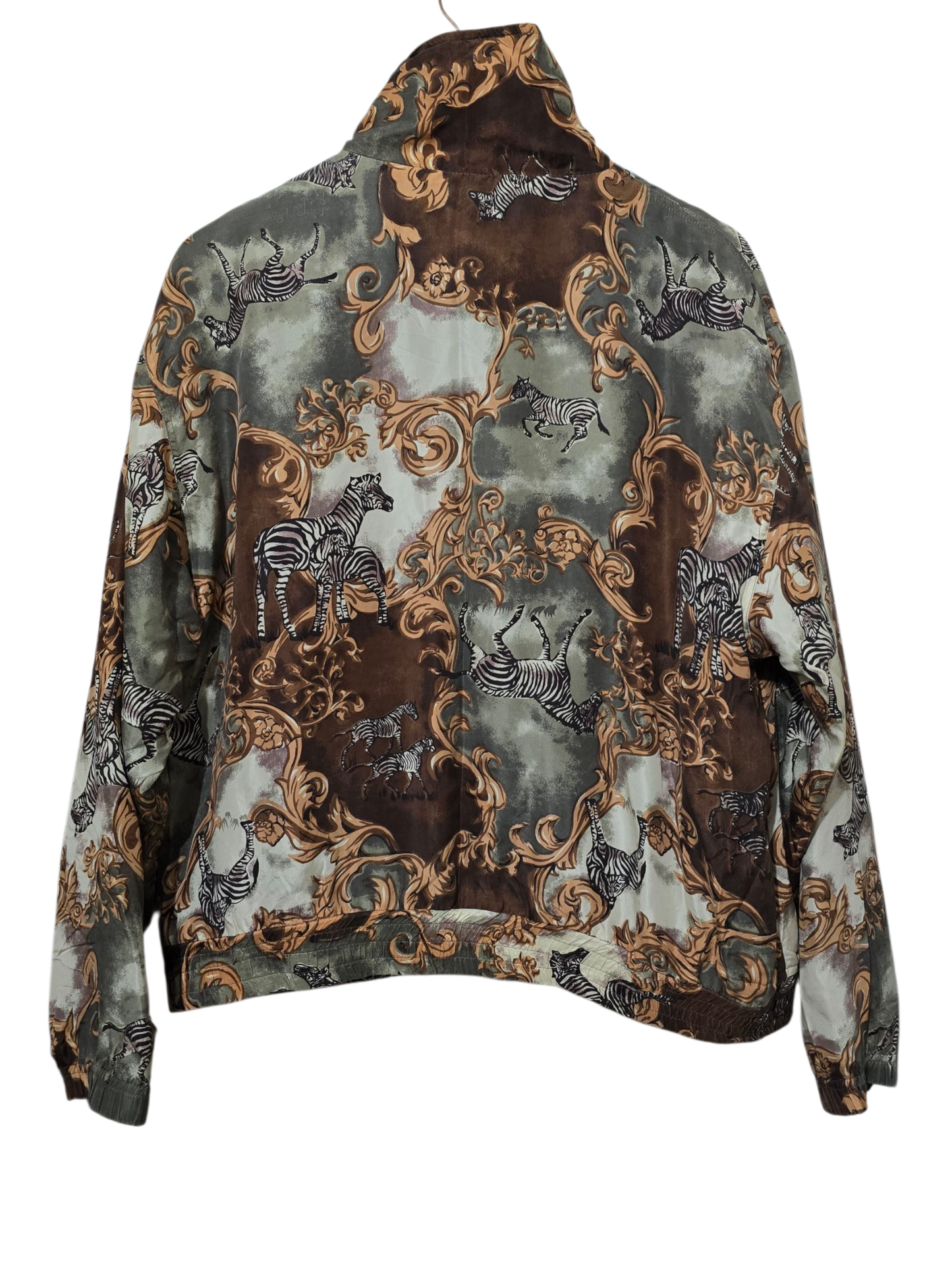 EVR – Vintage Trainingsjacke mit Zebraprint | L