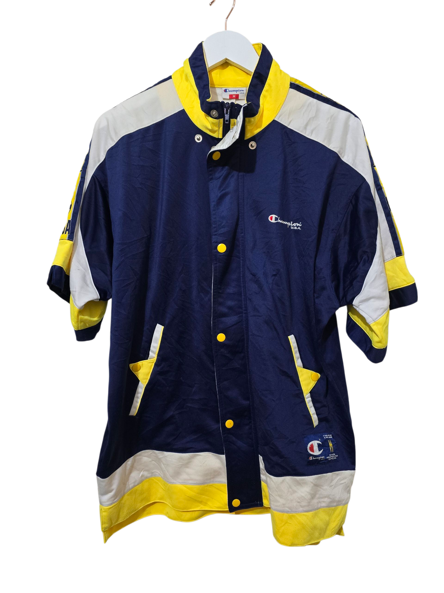 Champion – Vintage Baseball-Style Jacke | M (entspricht ca. XL)