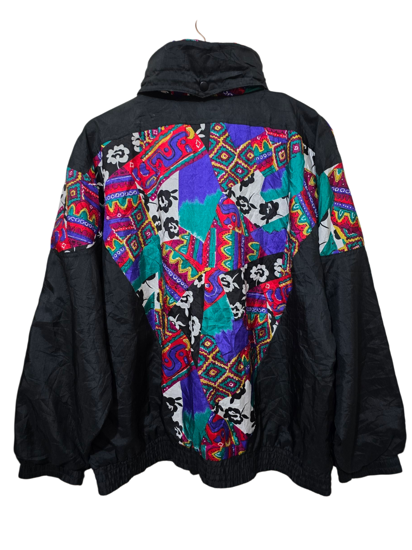 80s/90s Lavon – Vintage Windbreaker Jacke | Boxy Fit XL💜✨ Wie Neu