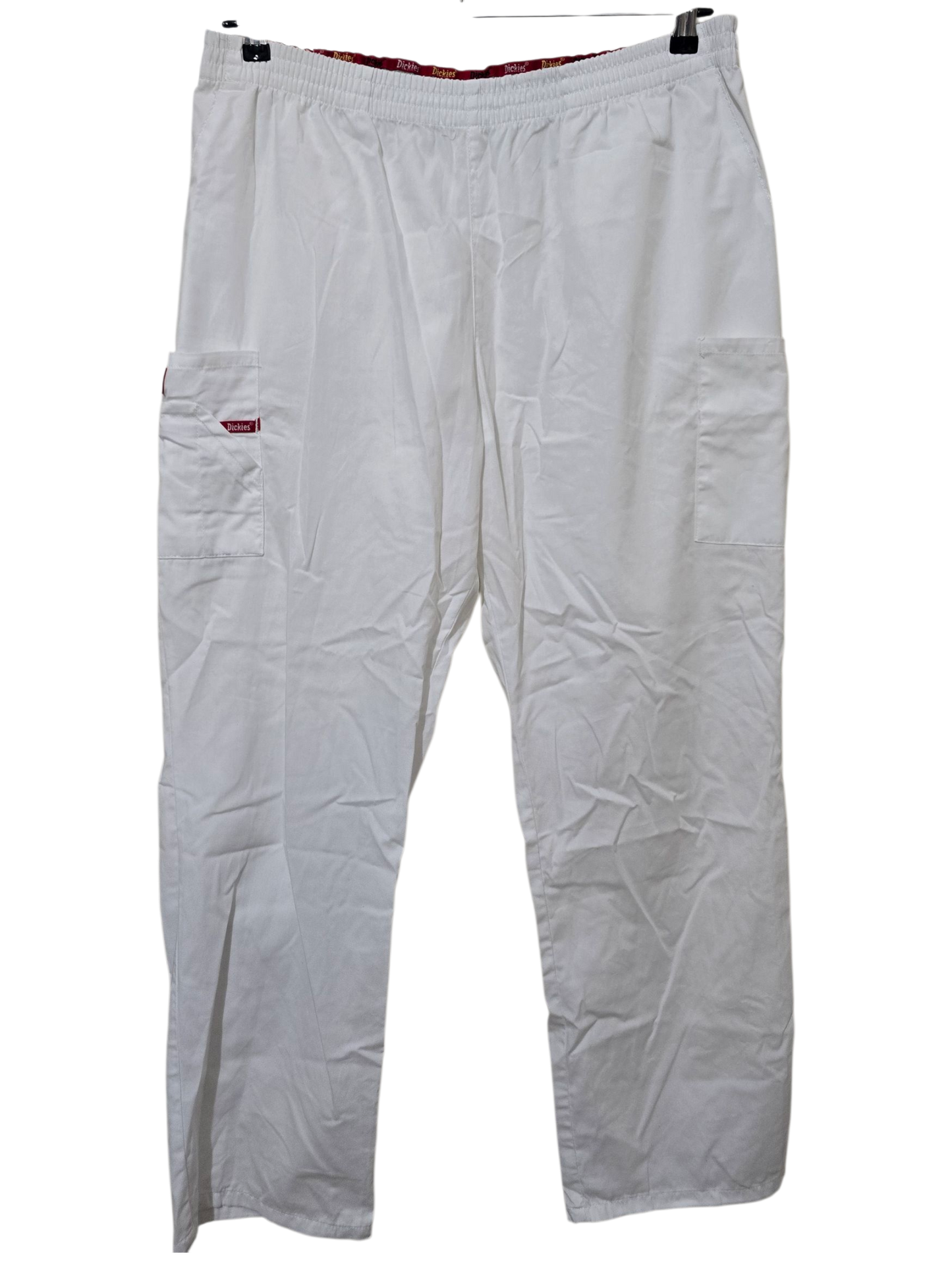 Dickies – Weiße Cargo Pants | L–XL Loose Fit💜✨ Wie Neu