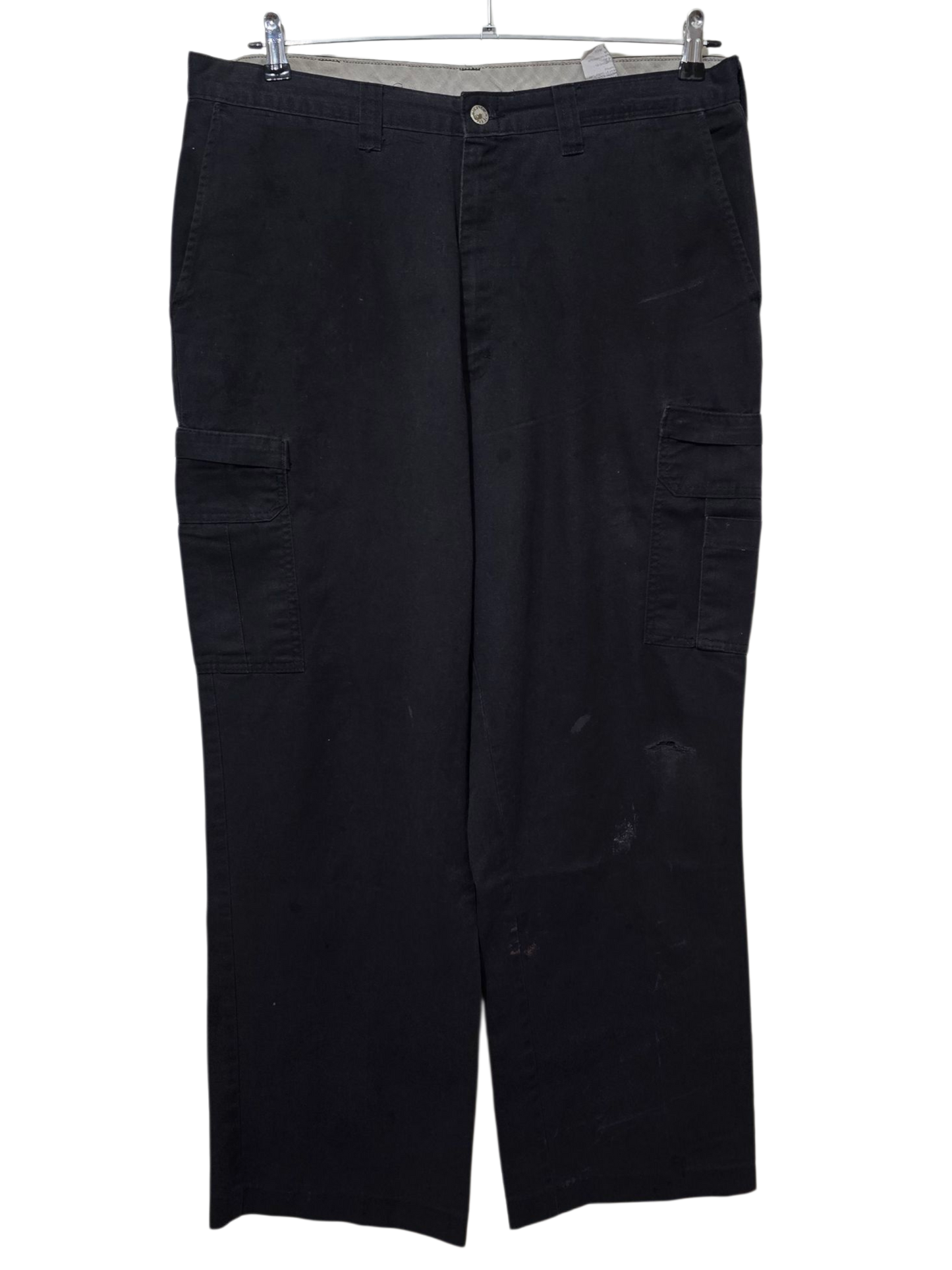 Dickies – Schwarze Cargo Work Pants | W38 L32 Loose Fit