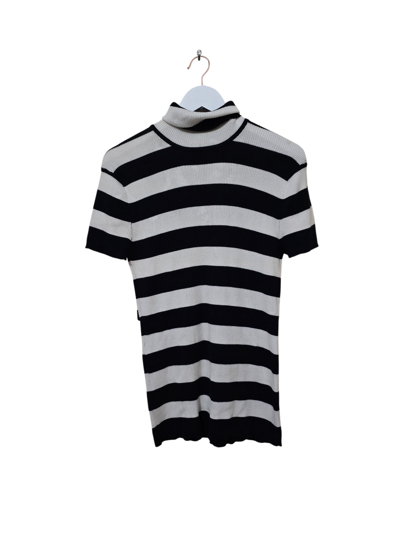 Evie Kurzarm-Rollkragenpullover | L