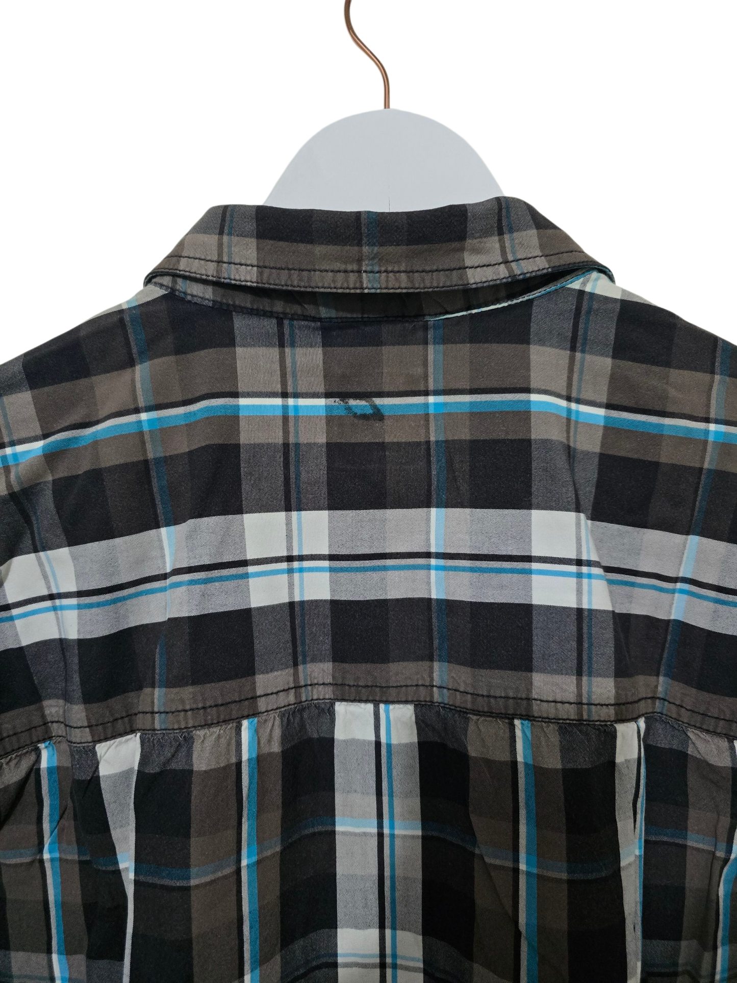 Tantum O.N. – Kariertes Kurzarmhemd | Boxy Fit | XXL