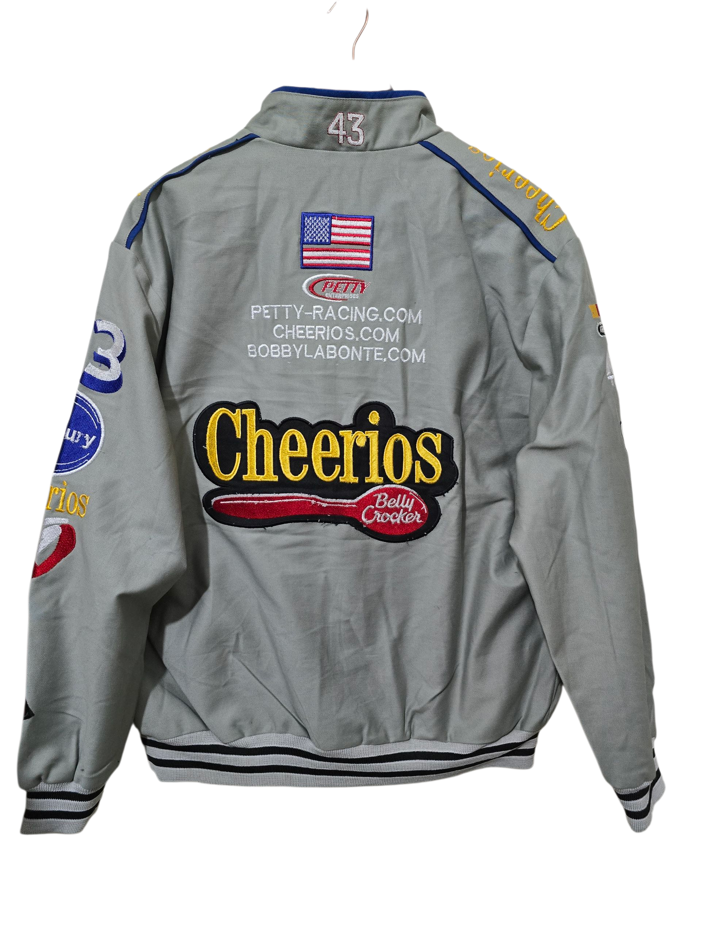 JH Design Cheerios Racing Jacket – Bobby Labonte #43 | L