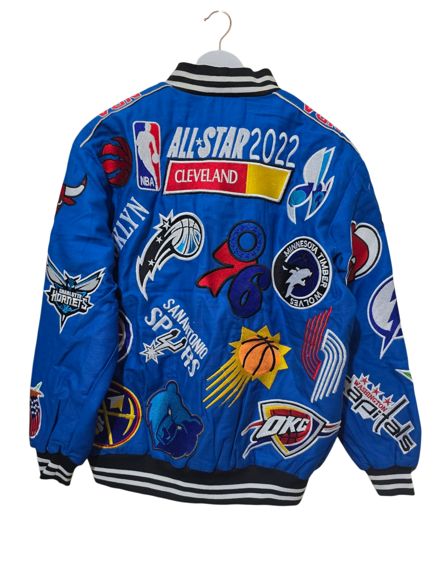 JH Design NBA All-Star 2022 Multi-Team Patch Jacket | L