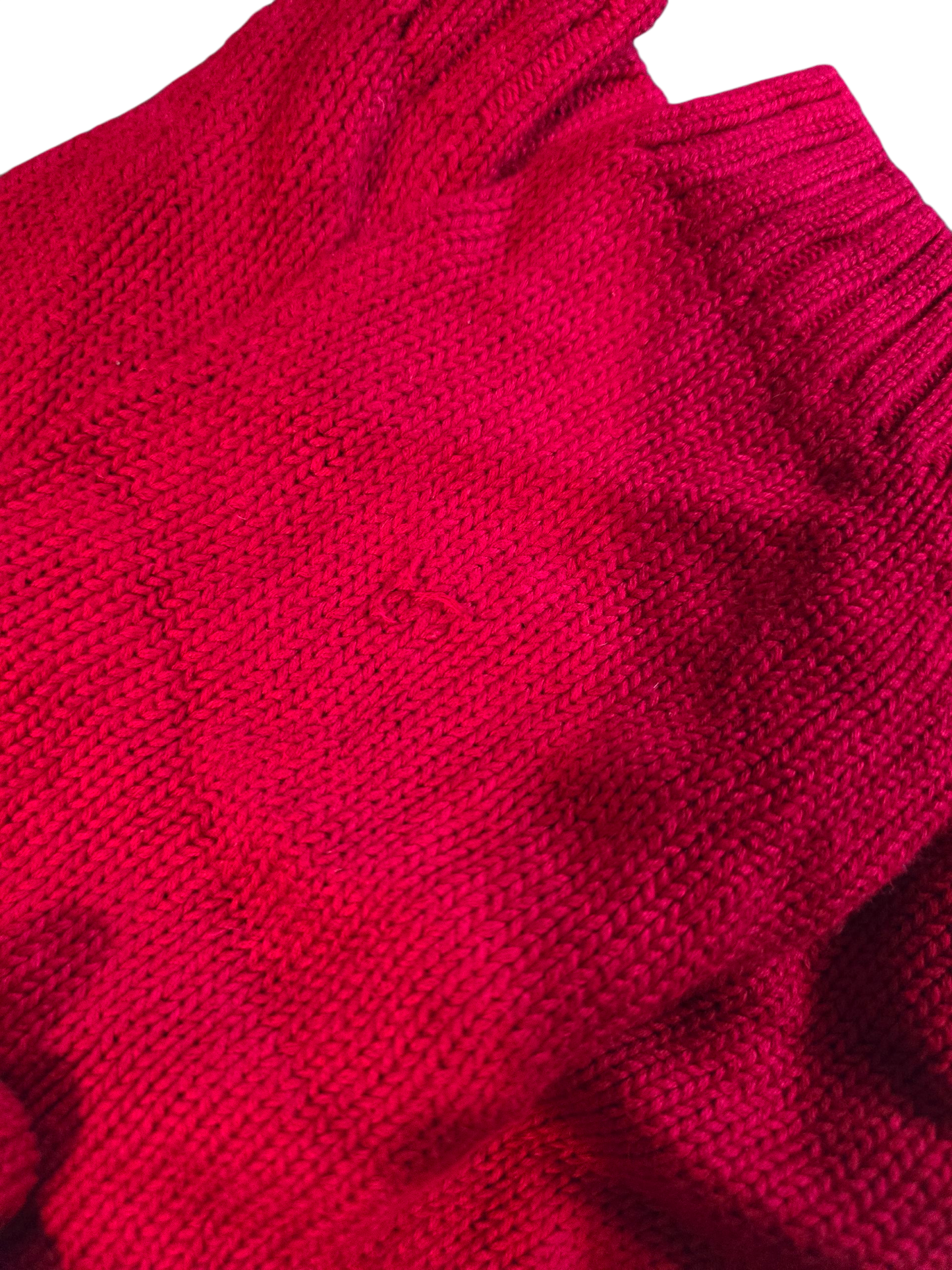 Chaps Half-Zip Strickpullover | XL