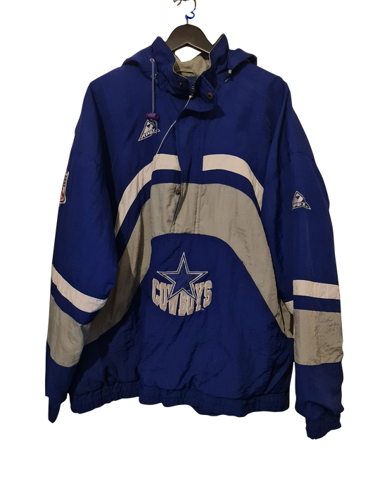 90s Vintage Apex One – Dallas Cowboys NFL Winterjacke | XL Oversized