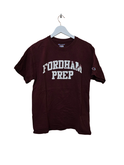 Y2K Vintage Champion „Fordham Prep“ T-Shirt | M