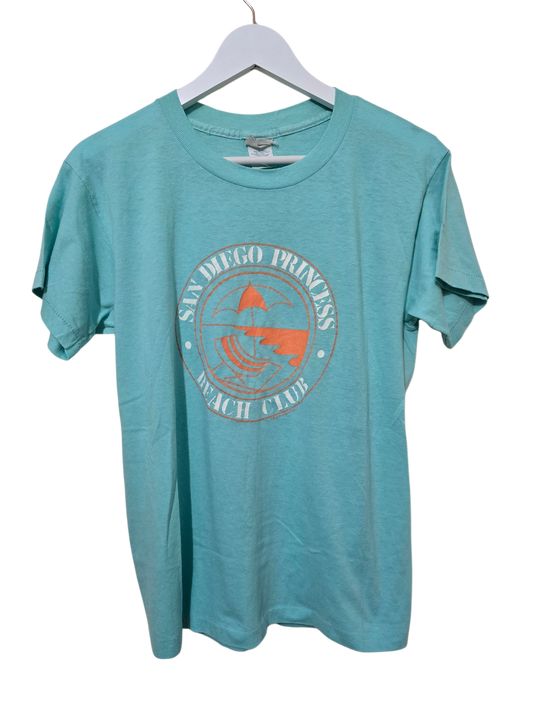 Vintage San Diego Beach Club T-Shirt – Späte 80er / 90er | M