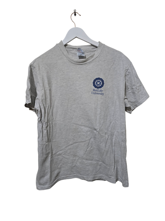 Hanes Heavyweight MetLife University T-Shirt | L