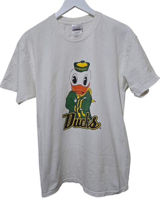 Vintage Oregon Ducks Graphic T-Shirt – College Sports Style | Größe L