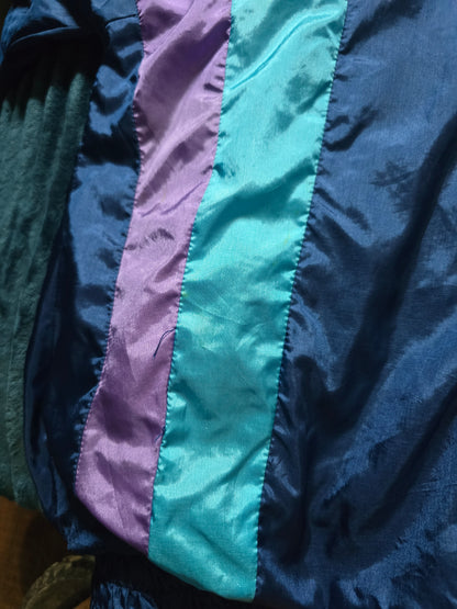 90s Vintage 3 Suisses Trackjacke | L–XL Oversized