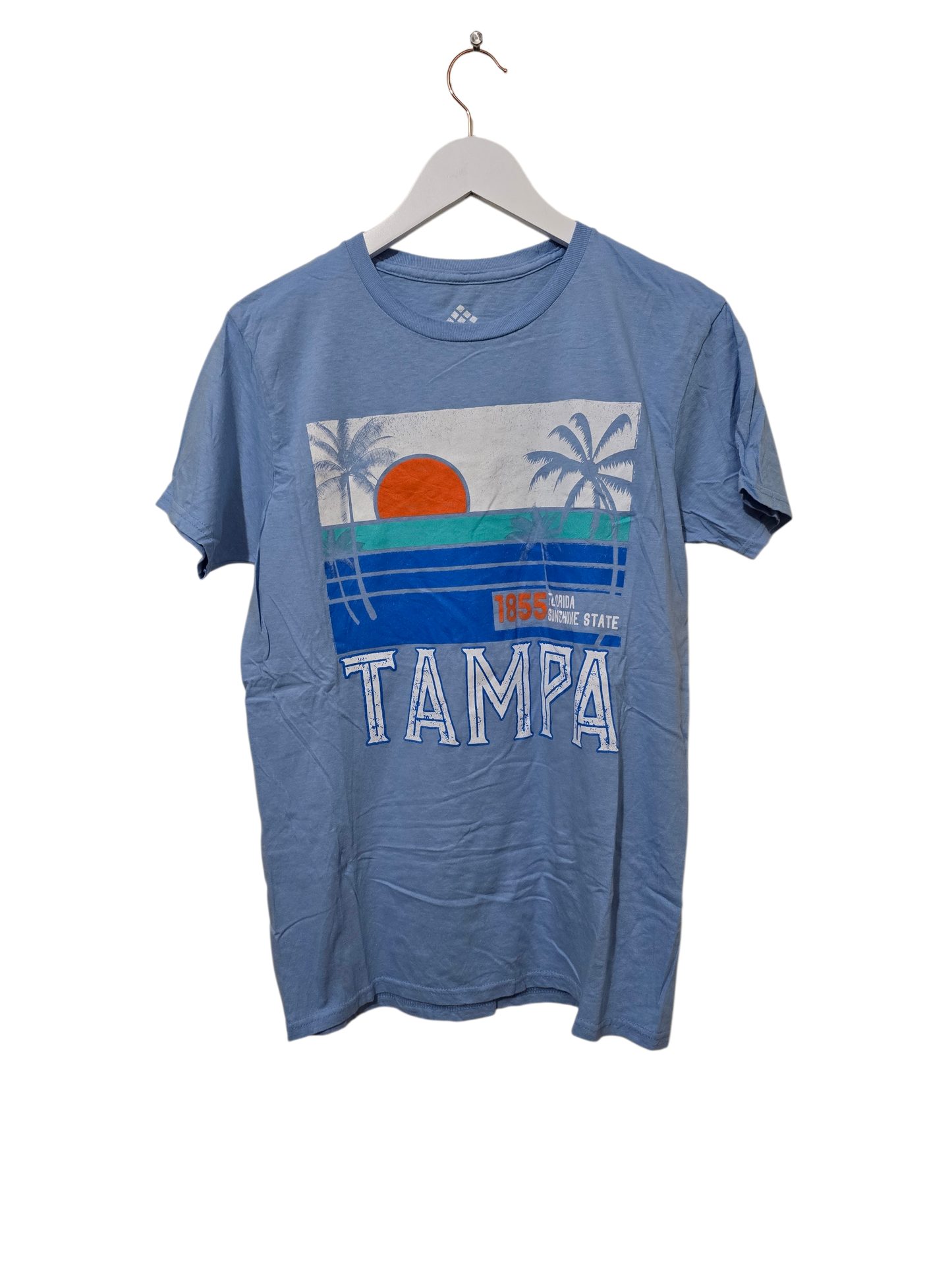 Tampa Florida T-Shirt – Sunset Graphic Print | M