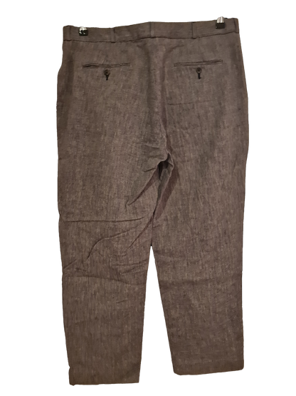 Polo by Ralph Lauren Vintage Leinenhose –Regular Fit Braun  W38 / L28