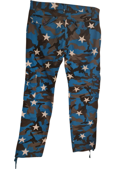 Focus Cargohose Camouflage Tapered Fit (Größe W38L34)