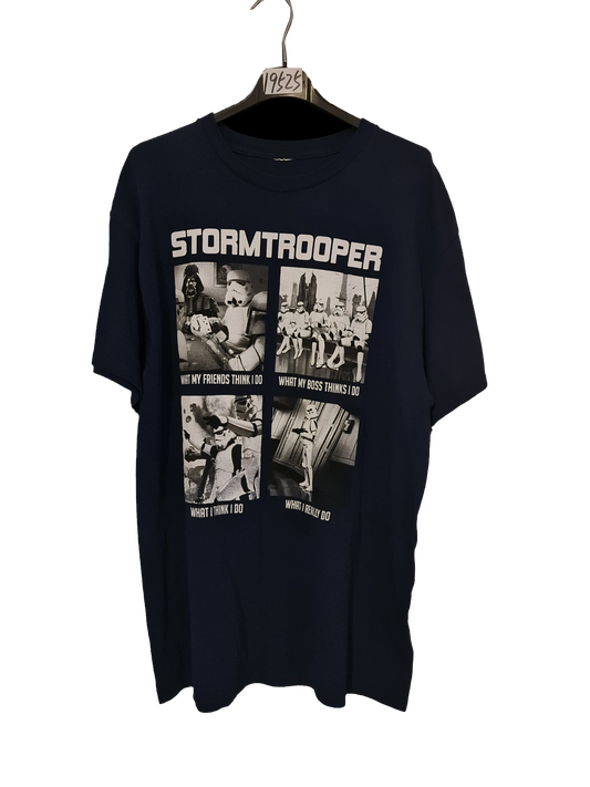 Stormtrooper Graphic T-Shirt – Navyblau | L