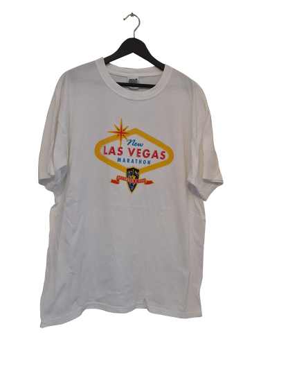 Anvil – Vintage "New Las Vegas Marathon" T-Shirt | L (Oversize-Fit)