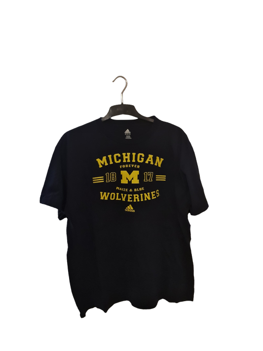 Adidas Michigan Wolverines Oversize T-Shirt | L