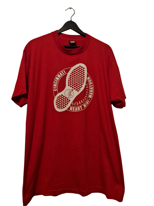 90s Vintage Screen Stars Best  „Cincinnati Heart Mini-Marathon'' T-Shirt | XL