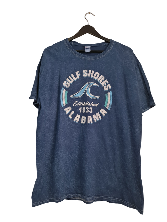 Fruit of the Loom T-Shirt – Gulf Shores Alabama Print | Größe L