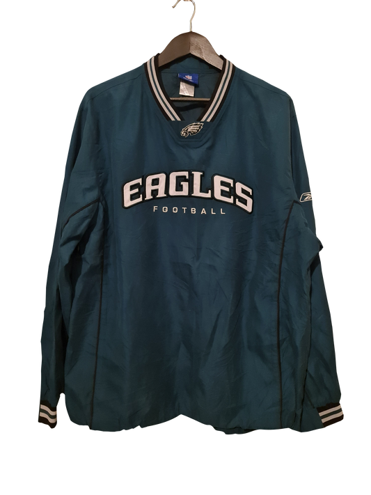 Reebok – Philadelphia Eagles NFL Pullover | M (fällt wie L)