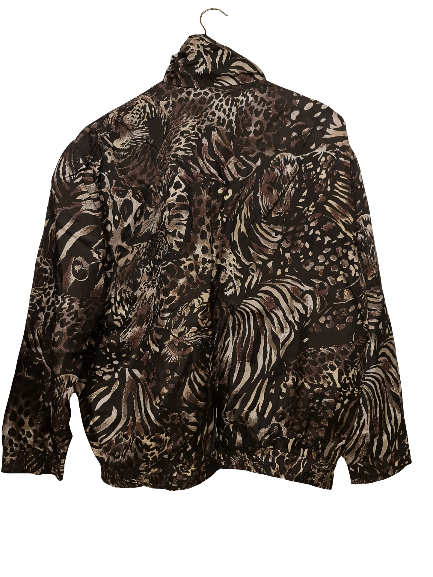 Vintage Jacke mit Animal-Print ( Größe M )