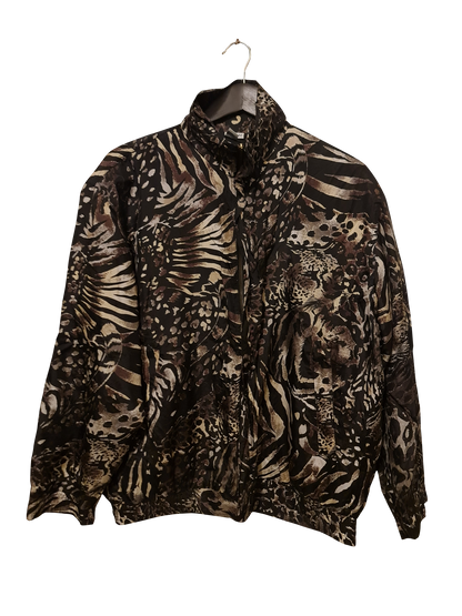 Vintage Jacke mit Animal-Print ( Größe M )