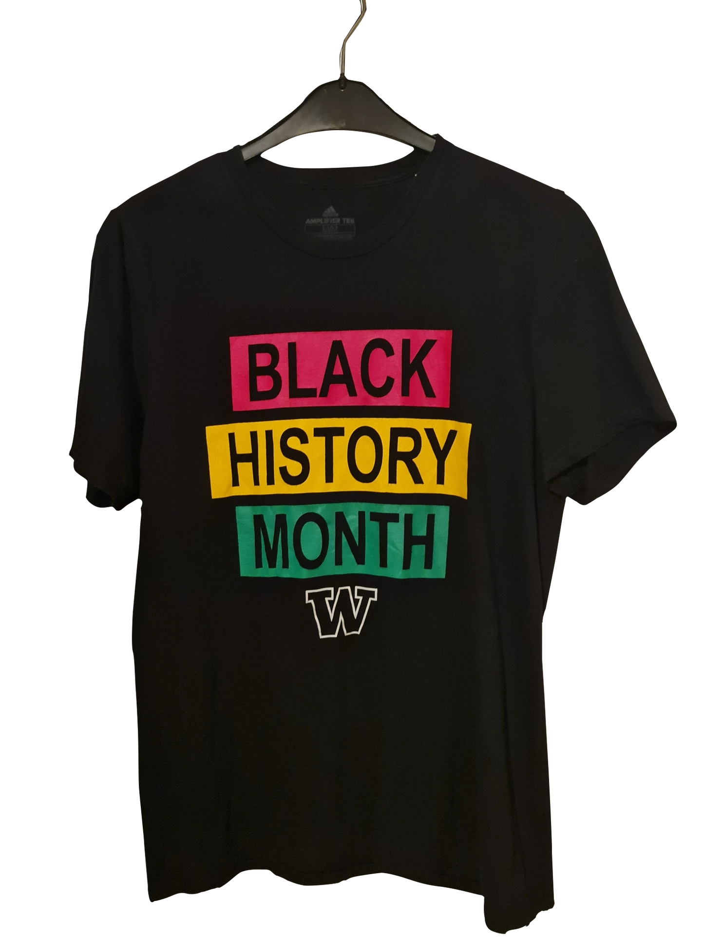 Adidas Black History Month Tee – Statement Print | M