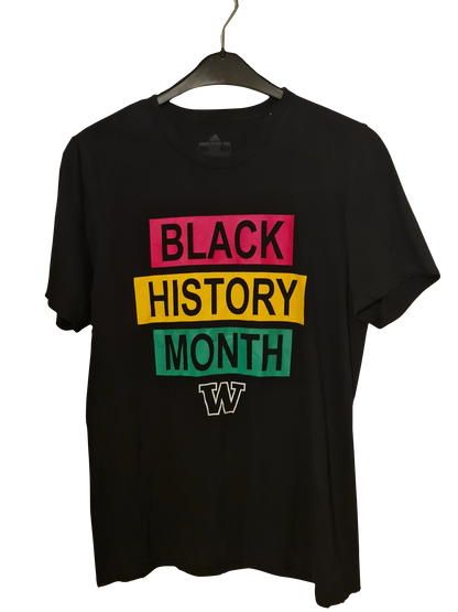 Adidas Black History Month Tee – Statement Print | M