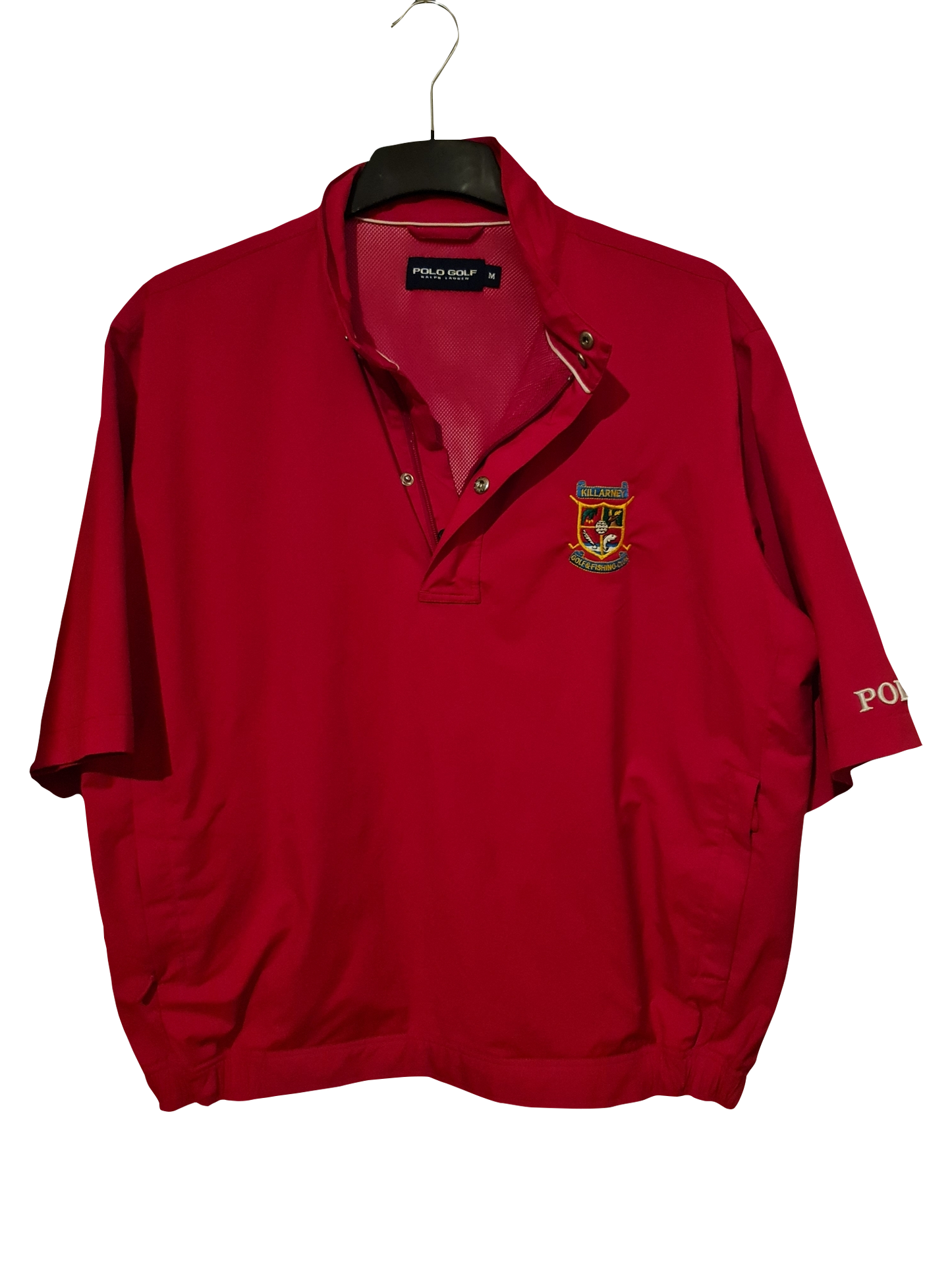 Vintage Ralph Lauren Polo Oversized Golf Shirt – Killarney Wappen | M💜✨ Wie Neu