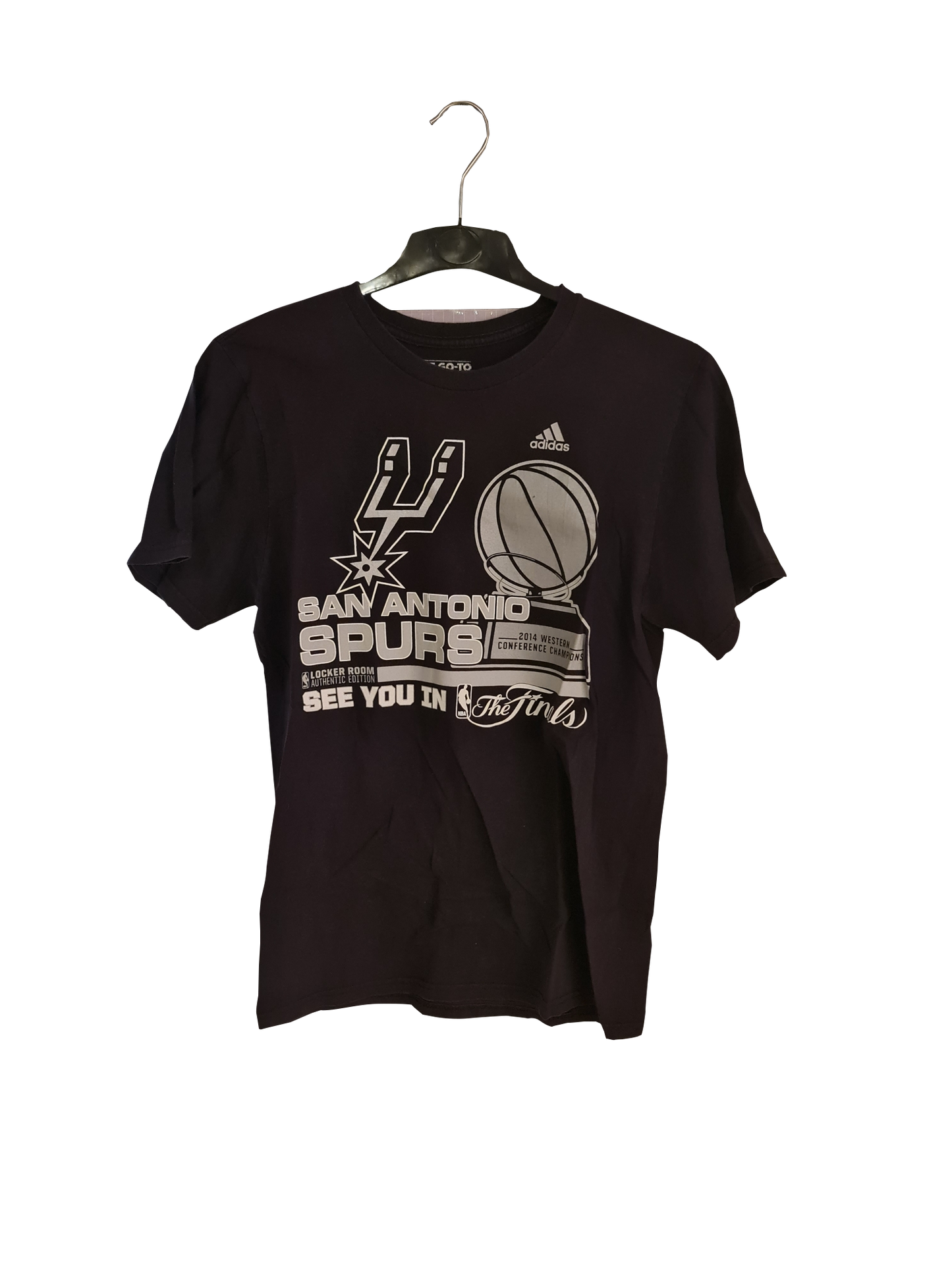 Adidas NBA Tee – San Antonio Spurs Finals Print | M