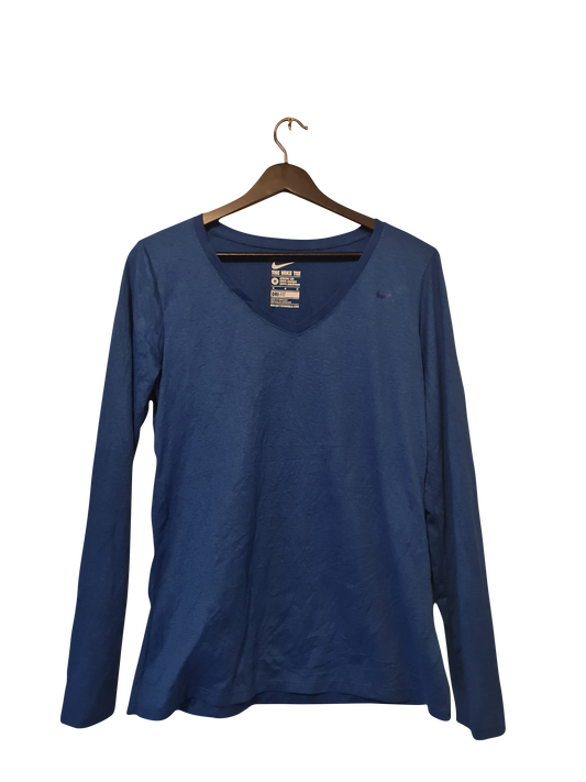 Nike Dri-FIT Longsleeve V-Neck | M